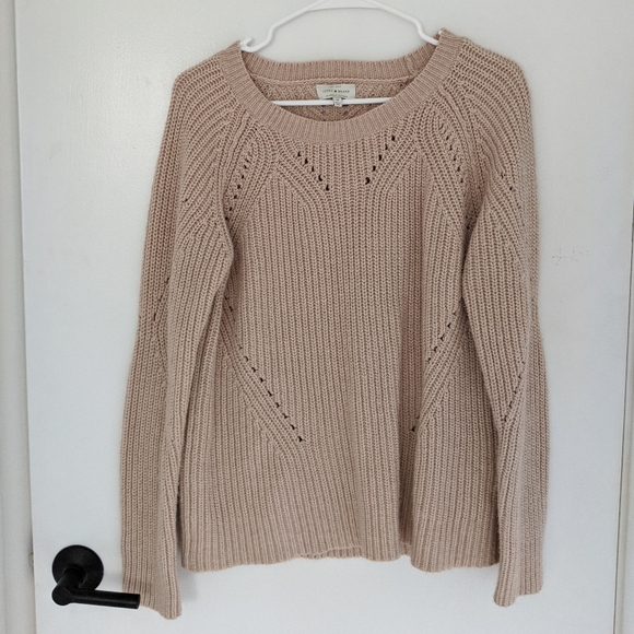 Lucky Brand cream/tan sweater - Picture 2 of 6